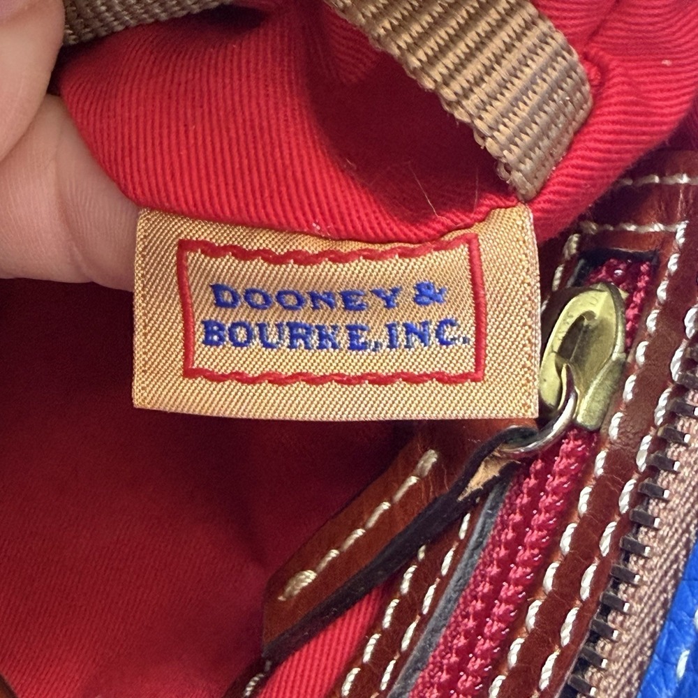 Dooney & Bourke Pebble Grain Leather Small Lexington tote Blue - Picture 8 of 14
